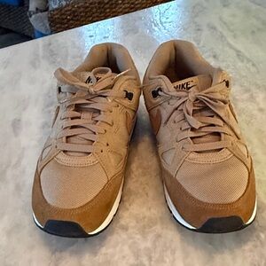 Nike Beige and Brown Sneakers
